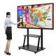 55 Inch Multi Touch Interactive Whiteboard , Intelligent Interactive Flat Panel Display