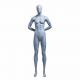 Fiberglass Full Body Female Hands Behind-The-Back Muscular Sports female Mannequin For Sportswear Display