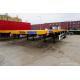 Bogie suspension container delivery trailer dual axle flatbed trailer for sale - TITAN VEHICLE