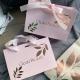 Competitive Price Elegant Customized Brand Logo Luxury Wine Boutique Shopping PinkPaper Gift Bags With Ribbon Handles
