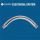 Steel RSC Electrical Rigid Metal Conduit Elbow 3 Rigid 90 Degree Elbow UL6