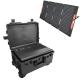 Rugged outdoor solar generator portable power station for home applicance