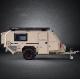 White Small Off Road Camper Caravan 1500kg 2 Bedrooms For Outdoor Family Touring