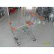 Zinc Plated 100 L Wire Shopping Carts For Supermarket 871x525x976mm