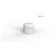 Round Skincare Cream Jars Cosmetic Packaging 43mm Height