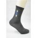 Black Anti Bacterial Soft Non Skid Socks For Women Custom Made Size