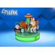 Two Player Swing Carousel Kiddy Ride Machine Fiberglass And Plastic Material