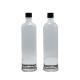 FOB Terms Super Flint Glass Water Bottle with Stopper and Decal Surface 750ml 1000ml