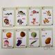 Animal Fruits Word Learning Flash Cards Educational For Toddlers