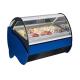 OEM Luxury Ice Cream Display Food Grade Popsicle Cabinet Freezer For Sale Cake Commercial Snack Showcase
