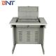 Cold Rolled Steel Flip Top Computer Desk , Manual Rotating Single Computer Table