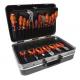 Portable Aluminum Tool Case With Black Velvet And Silk Type Material In The Interior