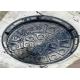 Municipal Roads Round Inspection Cover , Concrete Steel Manhole Cover