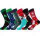 Customized Logo Kids Christmas Socks Or Stocking Funny Christmas Socks For Female