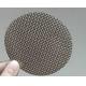 25-60 Mesh Stainless Steel Filter Disc , Wire Mesh Filter Screen Round / Square Hole