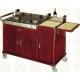Double Head Abalone Cart Luxury Room Service Equipments 1420*600*940mm