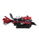 Disel Engine 800 KG Rubber Crawler Tractor for Rice Field Silt Crawler Rotary Cultivator