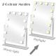 Tabletops Led MakeUp Mirror With LED Bulb & Dimmer USB Powered