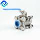 DIN 3PC 150LB Investment Casting Ball Valve 1 Inch Ss Stainless Steel