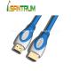 Metal shell Blue HDMI Cable Ethernet  3D