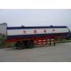 Rounded Tank Truck Trailer Semi Stainless Steel For Liquids Customized