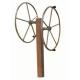 outdoor wooden fitness equipment--WPC wood arm wheel