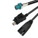 Portable HSD LVDS Cable Straight 4 PIN Z Code FAKRA To MINI B USB