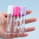 5ml Clear Empty Lip Gloss Tube Pink White Custom Logo with applicator