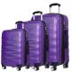 Spinner ODM Purple 4 Wheel Trolley Luggage