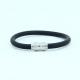 Factory Direct Stainless Steel High Quality Silicone Bracelet Bangle LBI12