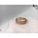 Wedding Rings Luxury Gold Jewelry , Luxury 18K Gold  Love Wedding Band