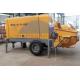 Trailer Mounted Diesel Concrete Pump High Speed 40 M³ / H Capacity Hbt40 Model