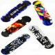 Heat Transfer Printing  Black Skateboard Low Noise Street Skateboard