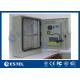 Stainless Steel Outdoor Telecom Cabinet With Cooling System / Air Conditioner Type Telecom Enclosure
