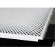 Aluminium Clip In Ceiling Panel Tiles 0.7mm Round Hole Perforation ISO9001