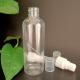 30ml 60ml 100ml refillable alcohol clear transparent Empty Plastic Spray Bottles PET Spray Bottle With Fine Mist Sprayer