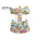 Amusement Park 6 People Carousel Ride European Style Coin Operated Merry Go Round For Kids And Adults