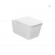 White Wall Mounted Sanitary Ware One Piece Toilet For Small Bathroom