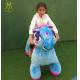 Hansel funfair plush animal toy car electric outdoor kids ride on plush animal