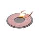 Mobile Phone Induction Coil Wireless Charging Round Shape Self Bonding Wire