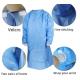 White List Factory Medical PP Non Woven Blue Disposable Isolation Gown