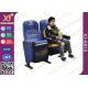 Fixed Seat Design  Cinema Theater Chairs Retractable Central PP Armrest Aluminum