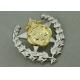 Army Zinc Alloy Custom Medal Awards 2 Pcs Combined With Double Tones Plating