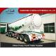 45m3 Pneumatic Dry Bulk Cement Tanker Trailer With Diesel Engine