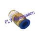 PC Pisco Straight One Touch Zinc Brass Compression Pneumatic Tube Fittings