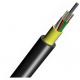ADSS Mini Span All Dielectric Fiber Optic Cable , Self Supporting Aerial Cable
