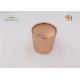 Brown Color Custom Cardboard Tube Packaging Paper Cylinder Box SGS ISO RoHs
