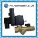 Automatic Drain Valve 1/2 Pneumatic Solenoid Valves , Strainer ball valve