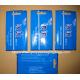 Middle Sealed Plastic Bag Disposable Wet Wipes Packaging , Blue / Green