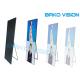 LED Poster Screen Floor Standing Signage Movable Advertising Panel Digital Mirror Display